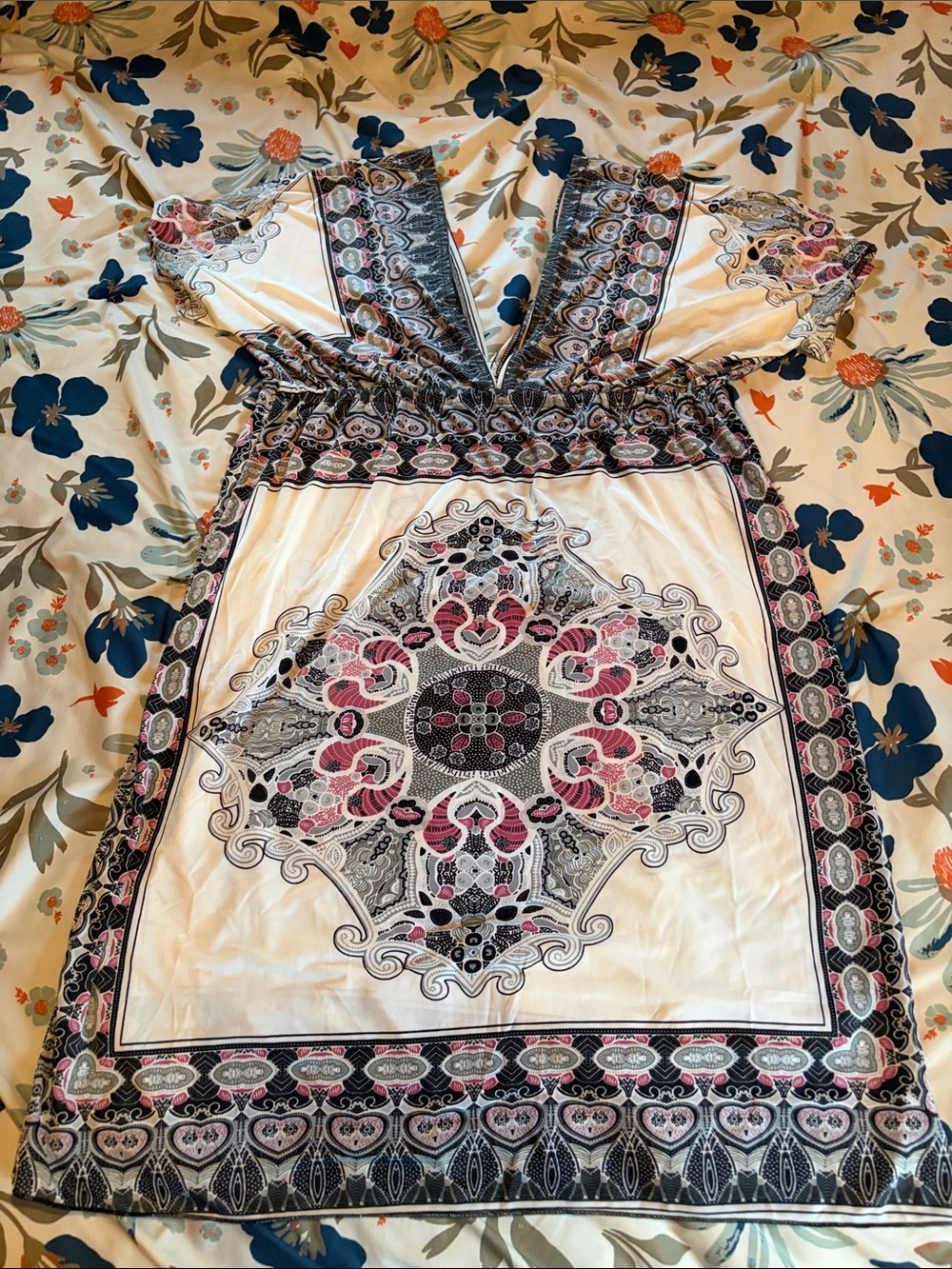 Women’s V-Neck Swim Cover Up - Picture 4 of 9